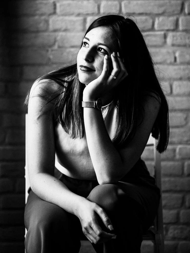A documentary-style portrait of a person with tinnitus.